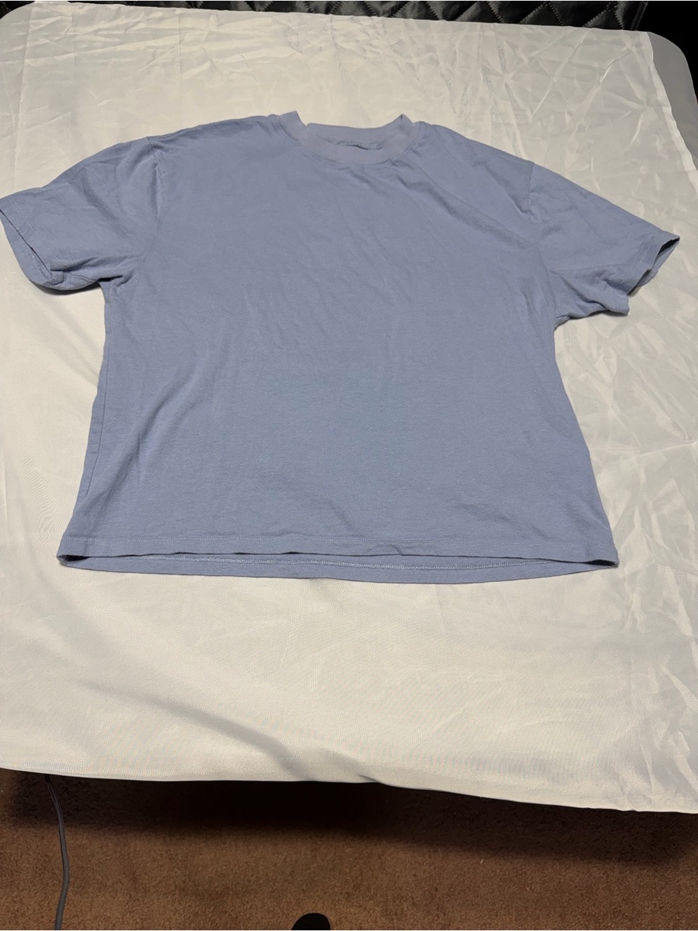 Abercrombie & Fitch Dusty Blue Crewneck Tee